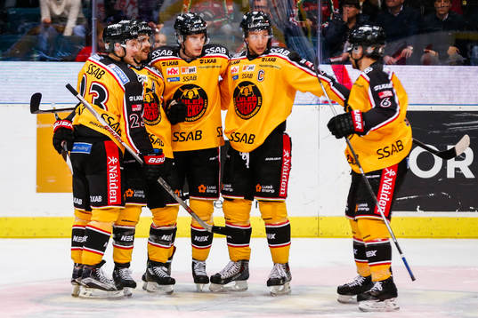 Luleås spelare jublar