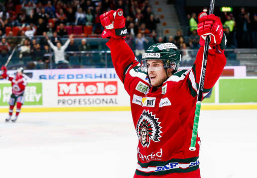 Frölundas Henrik Tömmernes jublar