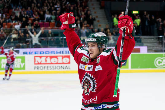 Frölundas Henrik Tömmernes jublar