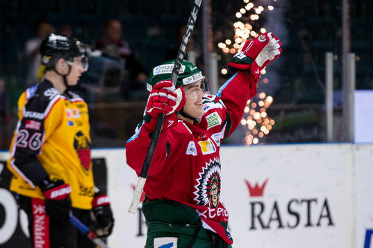 Frölundas Andreas Johnson jublar