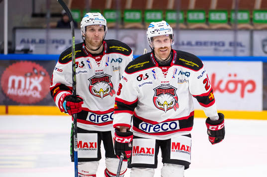 Malmö Redhawks Jens Olsson har gjort 3-0 till Malmö