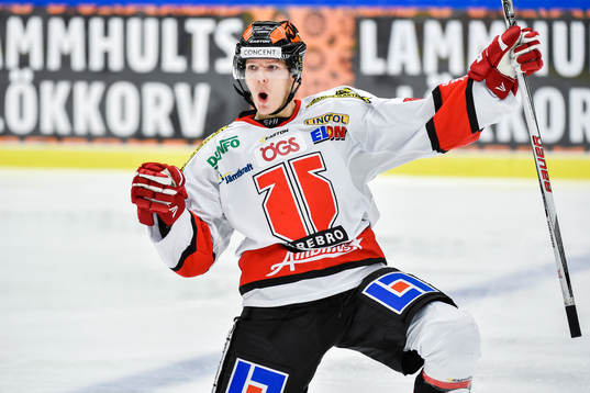 Örebros Jakub Krejcik jublar