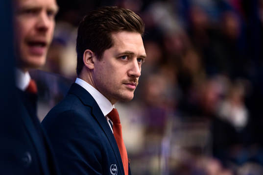 Växjös tränare Sam Hallam