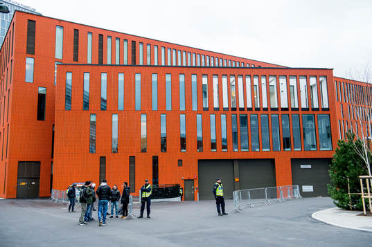 Polisen bevakar Malmö Live