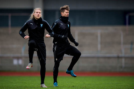 Malmö FFs Simon Kroon och Markus Rosenberg
