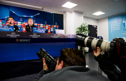 Malmö FFs Markus Rosenberg och tränare Åge Hareide