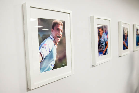 Bilder på Zlatan Ibrahimovic när han spelade i Malmö FF