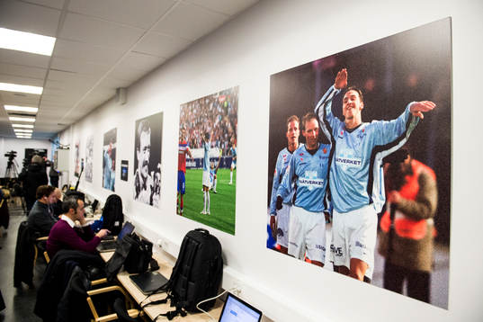 Bilder på Zlatan Ibrahimovic när han spelade i Malmö FF