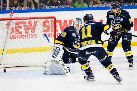 s målvakt Fredrik Pettersson-Wentzel, Simon Önerud och