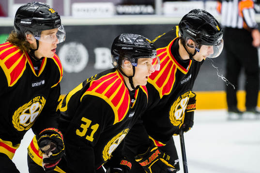 Brynäs Lucas Carlsson, Daniel Mannberg jublar
