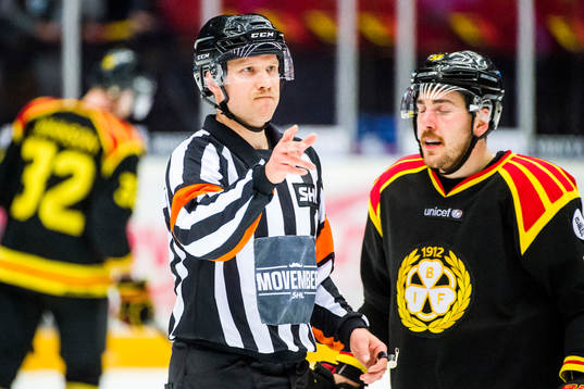 Domare Aleksi Rantala och Brynäs Marc Zanetti