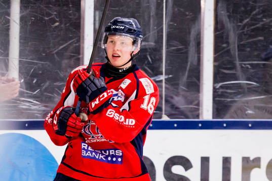 Helsingborgs August Wendt jublar över sitt mål