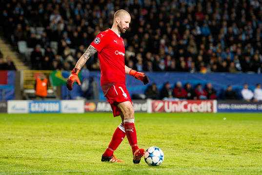 Malmö FFs målvakt Johan Wiland