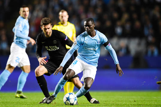 s Thiago Motta och Malmö FFs Enock Kofi Adu