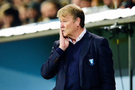 Malmö FFs tränare Åge Hareide deppar