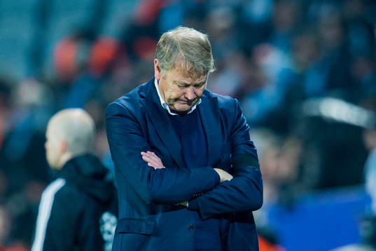 Malmö FFs tränare Åge Hareide deppar