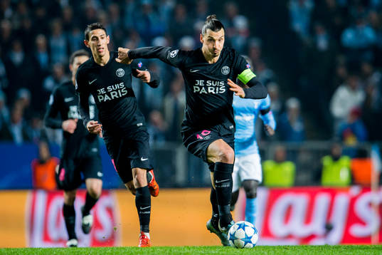 s Angel Di Maria och Zlatan Ibrahimovic