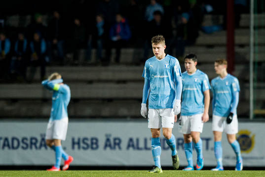 Malmö FFs Mattias Svanberg deppar