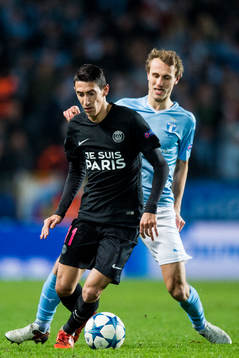 s Angel Di Maria och Malmö FFs Magnus Wolff Eikrem