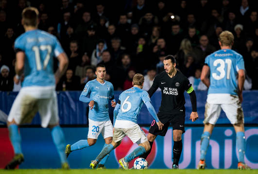 s Zlatan Ibrahimovic mot Malmö FFs Oscar Lewicki och