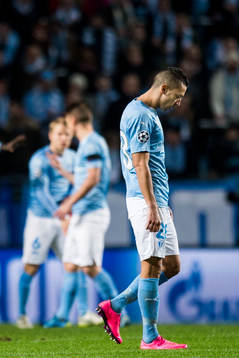 Malmö FFs Nikola Djurjic deppar