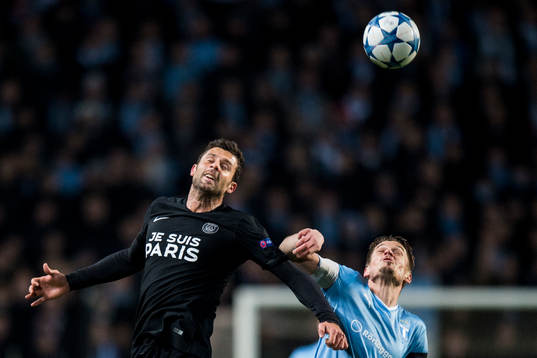 s Thiago Motta och Malmö FFs Markus Rosenberg