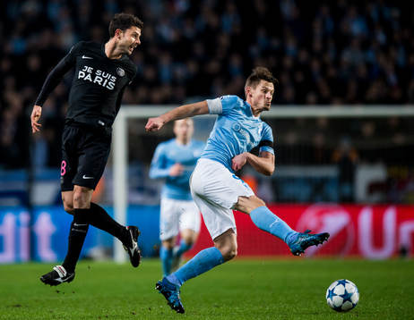 s Thiago Motta och Malmö FFs Markus Rosenberg