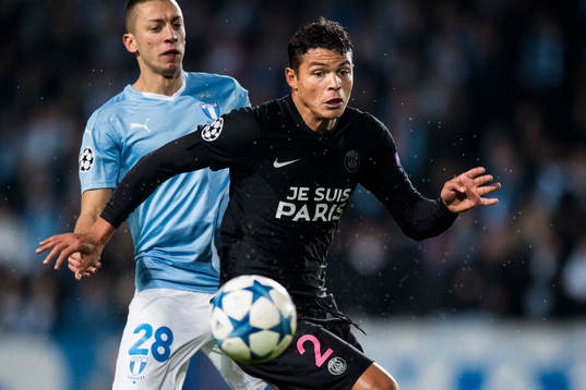s Thiago Silva och Malmö FFs Nikola Djurjic