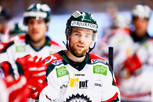 Frölundas Spencer Abbott jublar
