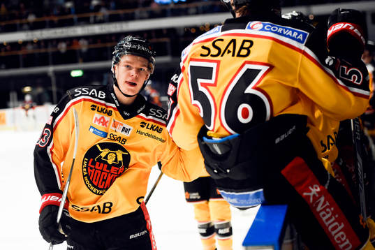 Luleås Christopher Mastomäki jublar