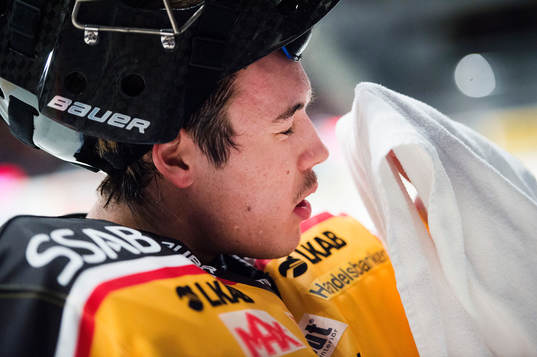 Luleås målvakt Samuel Ward