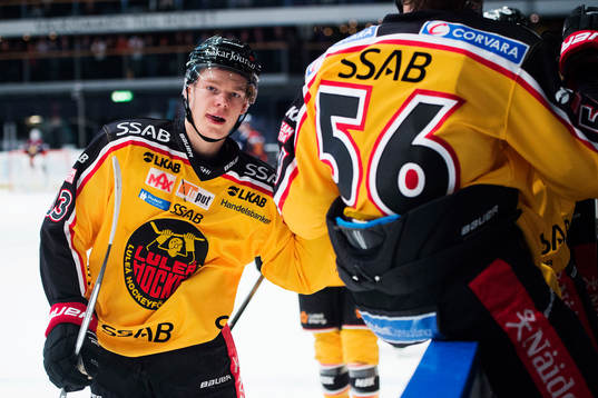 Luleås Christopher Mastomäki jublar
