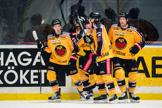 Luleås spelare jublar