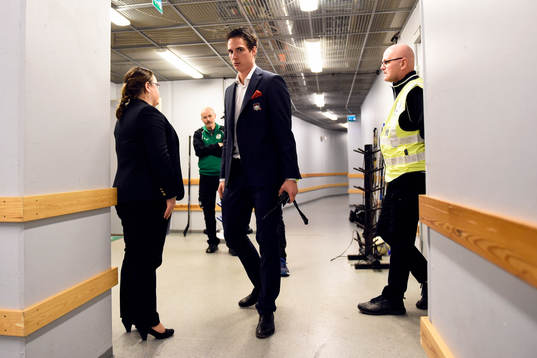 Malmö Redhawks marknadsansvarig Marcus Larsson