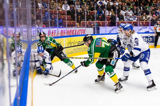 Leksands Simon Norberg, Björklövens Lucas Sandström och
