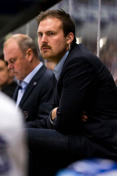 Leksands assisterande tränare Gereon Dahlgren  i