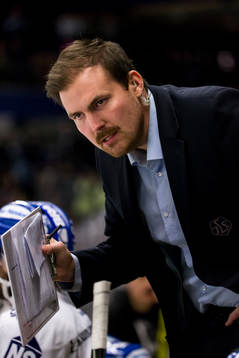 Leksands assisterande tränare Gereon Dahlgren  i