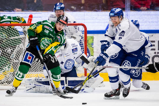 Leksands Lukas Ericsson  och Björklövens Gustav