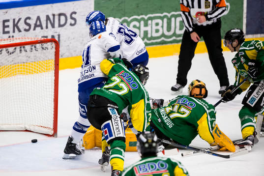 Leksands Martin Karlsson gör 1-1