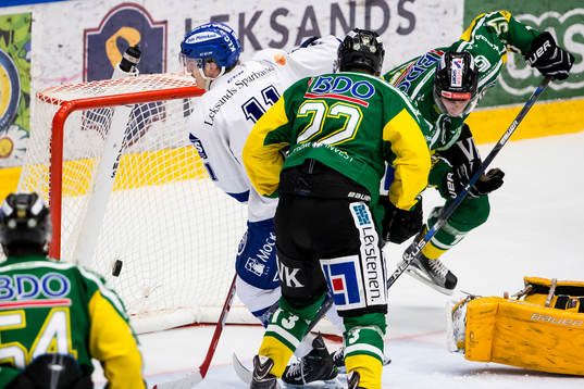 Leksands Martin Karlsson  kvitterar till 1-1 bakom