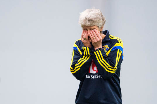 Förbundskapten Pia Sundhage