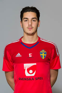 Marko Johanson som spelar i P17/98-landslaget