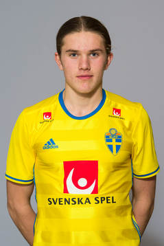 Viktor Gyökeres som spelar i P17/98-landslaget