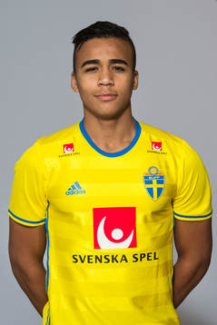 Jerome Tibbling som spelar i P17/98-landslaget