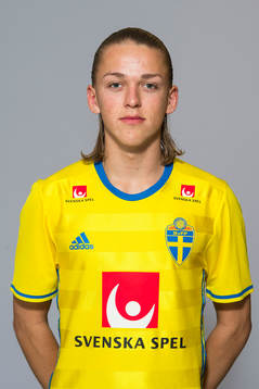 Jesper Karlsson som spelar i P17/98-landslaget