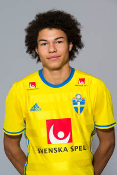 Alexander Jallow som spelar i P17/98-landslaget