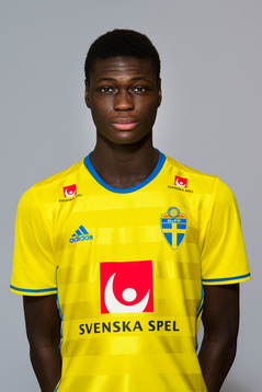 Ebrima Jaiteh som spelar i P17/98-landslaget