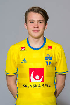 Linus Nygren som spelar i P17/98-landslaget