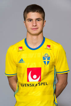 Filip Tasic som spelar i P17/98-landslaget