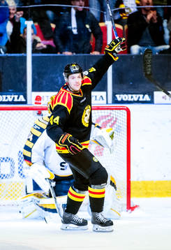 Brynäs Jacob Blomqvist jublar
